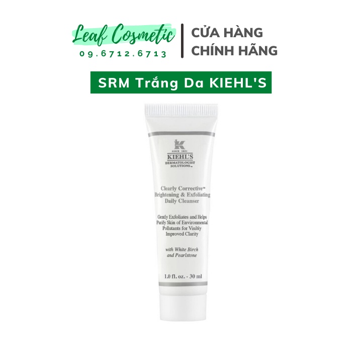 Sữa rửa mặt trắng da Clearly Corrective White Purifying Cleanser 30mL - Chính Hãng