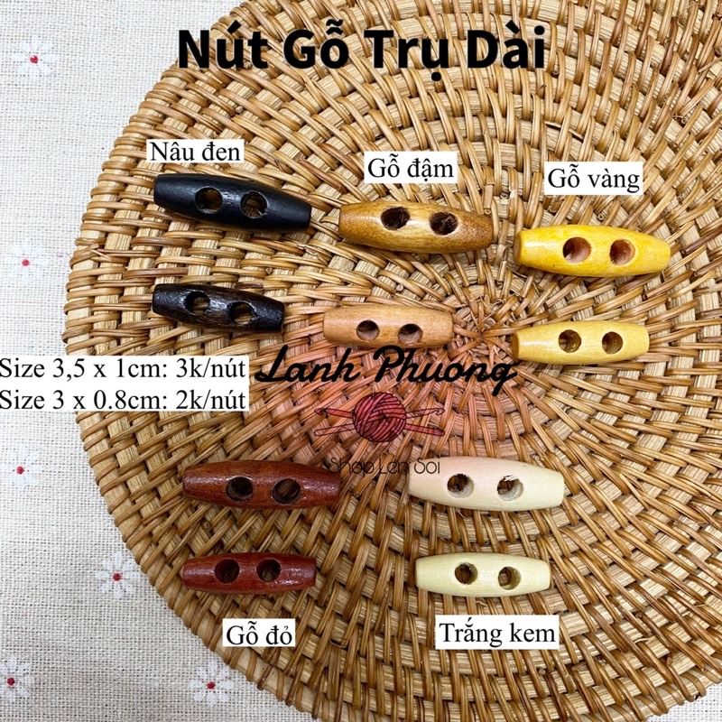 Nút Gỗ Trụ Dài