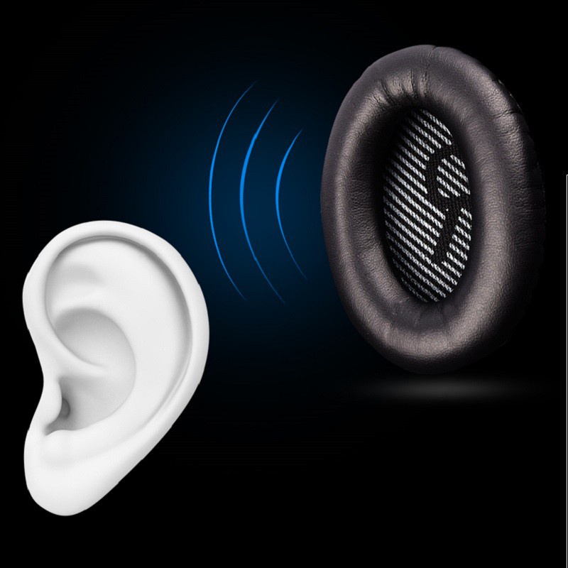 Lammcou Cặp Đệm Bọc Thay Thế Cho Tai Nghe Bose Qc35 Quietcomfort 35 & 35 Ii