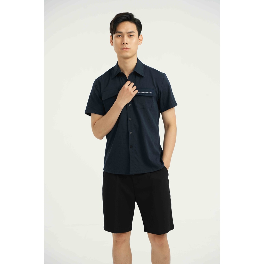 Áo sơ mi đũi tay ngắn cổ bẻ chất liệu cao cấp thoáng mát AUTOMAN A05