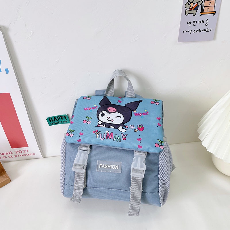 SANRIO Ba Lô Đi Học Cỡ Lớn Hình Kỳ Lân Hoạt Hình Đáng Yêu Cho Bé