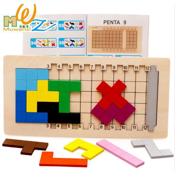 BỘ TƯ DUY PENTA 9 CẤP ĐỘ - RÈN TƯ DUY LOGIC CHO BÉ