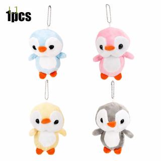 L1 12CM 4 Colors Big Headed Small Pendant Dolls Children Stuffed Animals Penguin Dolls