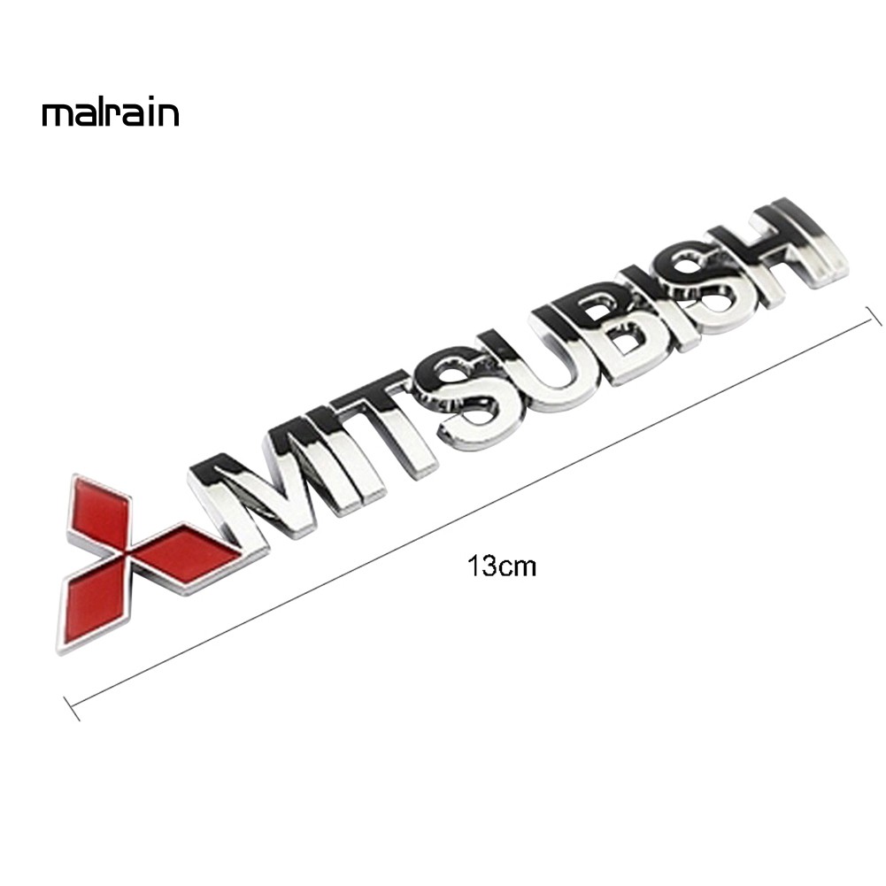 Logo Bằng Kim Loại 3D Dành Cho Xe Mitsubishi