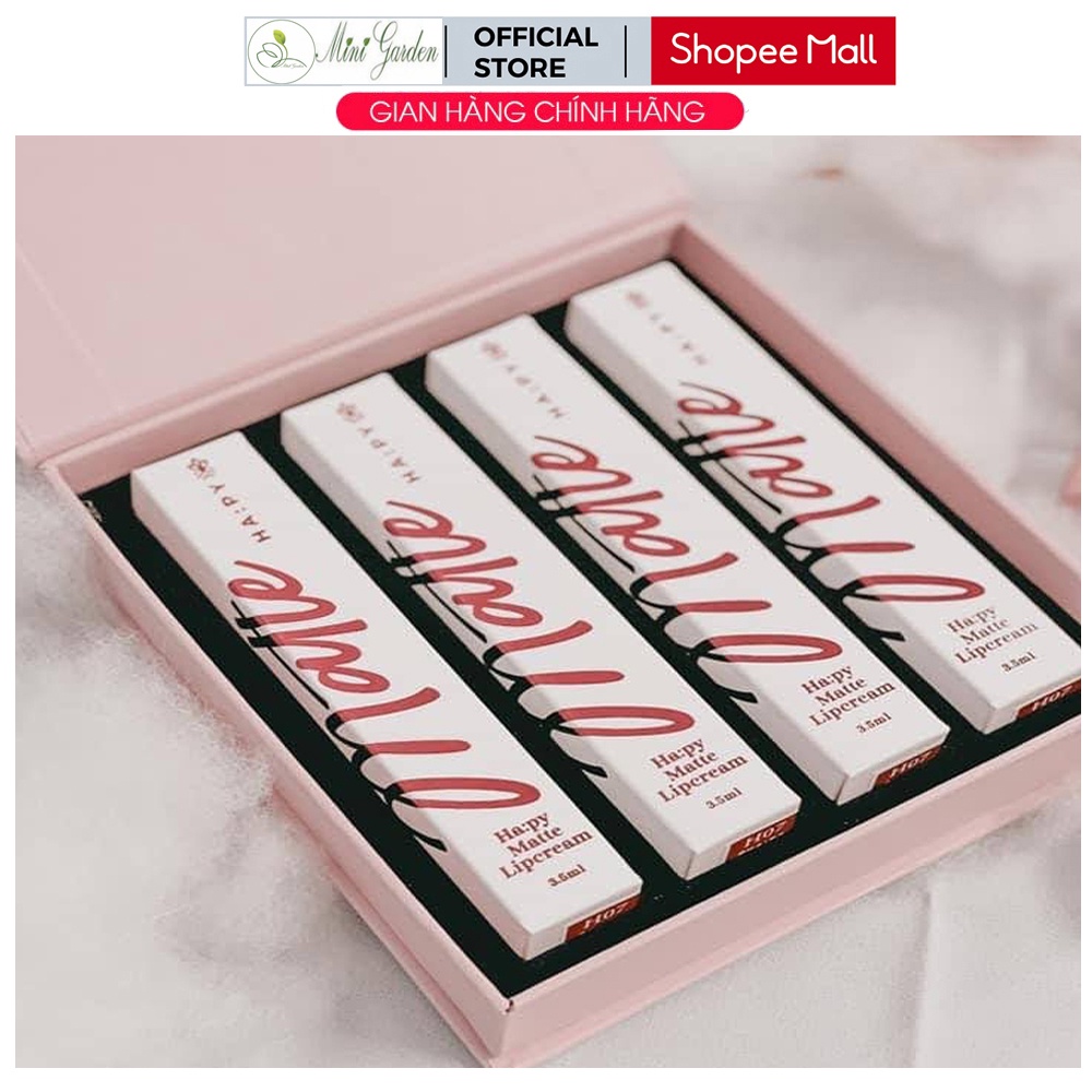 Set 4 Son Kem Lì Hapy MiniGarden - Phiên Bản Nâng Cấp Roses 2022