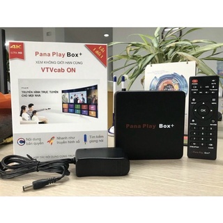 Đầu Tivi box Pana Playbox+( Ram 4Gb Rom 32Gb) Box Hỗ trợ khiển giọng nói- Chính Hãng Bảo Hành 12 Tháng