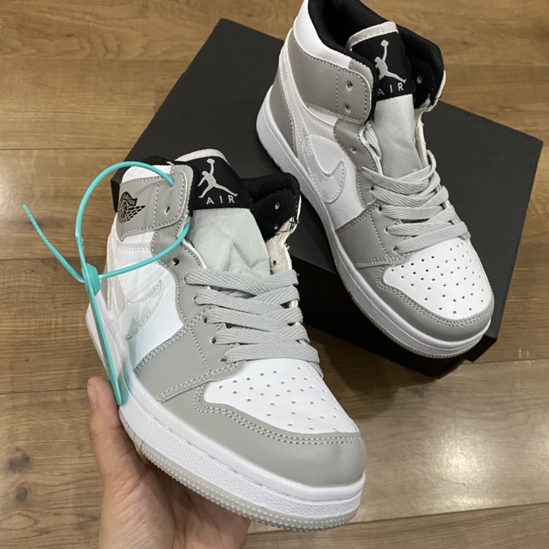 Giầy Jordan 1 xám cao cổ camo siêu đẹp Fullbox