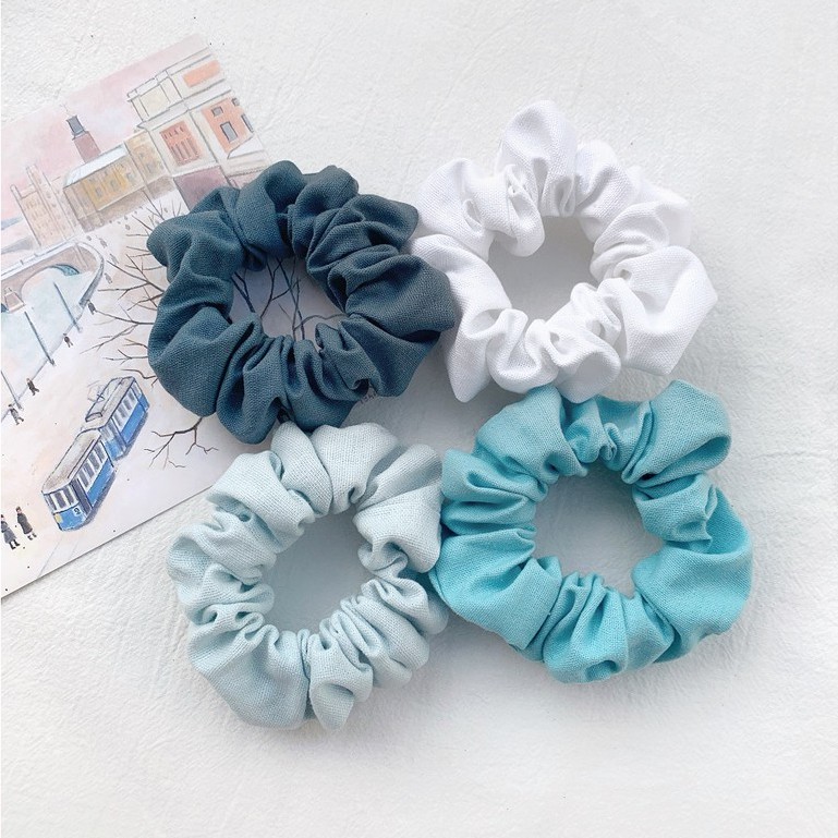 Cột tóc vải linen Bownie Scrunchies