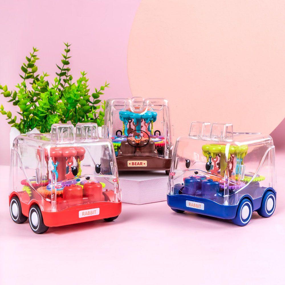 Norman Đồ Chơi Xe Hơi Động Vật Hoạt Hình Trong Suốt Đáng Yêu Cho Bé