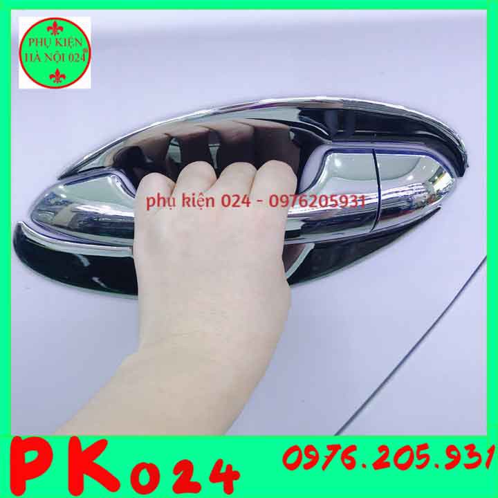 [Rondo] Bộ Ốp Hõm Cửa Tay Nắm Cửa Mạ Crom Rondo