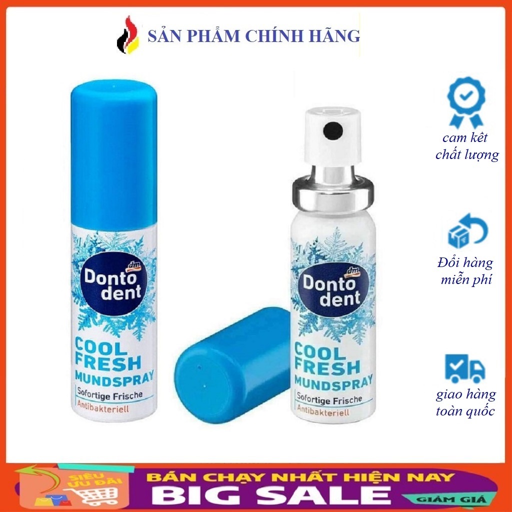 Xịt thơm miệng Dontodent.Prokudent Đức cho hơi thở thơm mát suốt cả ngày