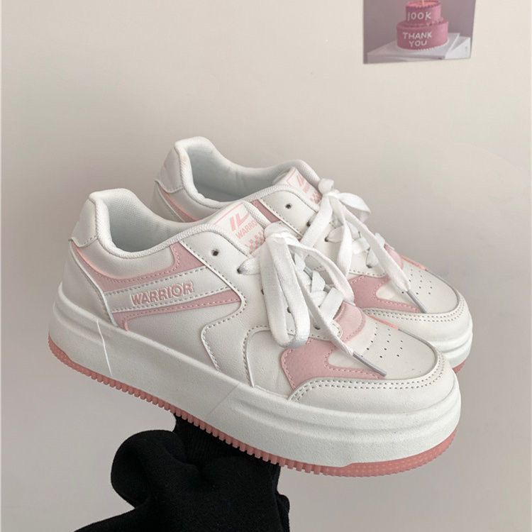 Giày Thể Thao Đế Dày Cổ Cao Màu Xanh Dương Sữa Thời Trang Xuân Hè 2022 Dễ Thương