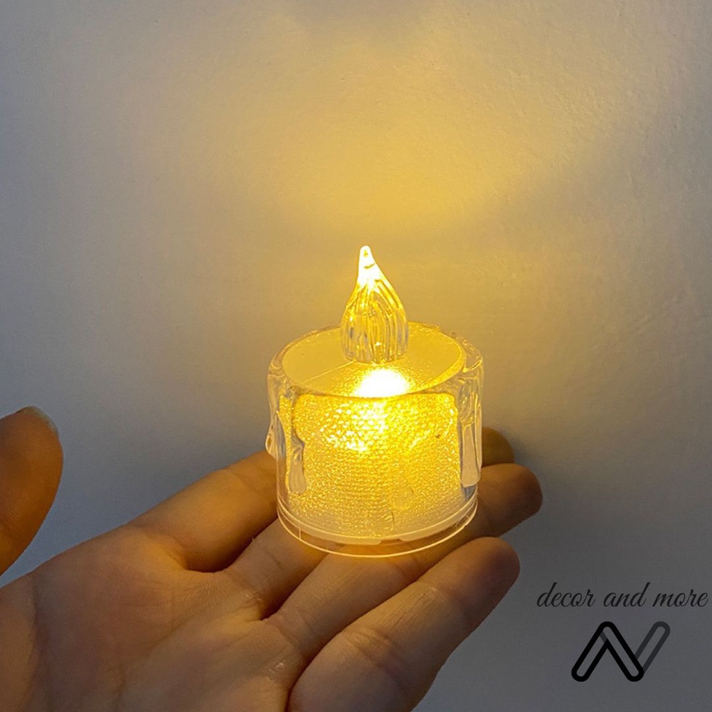Đèn led trang trí, nến điện tử mini trang trí decor phông nền chụp ảnh ANDECOR