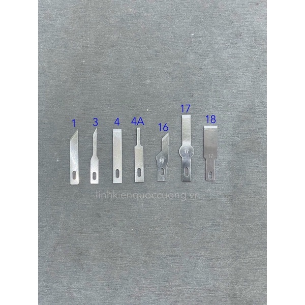 Lưỡi dao khắc ( 1 hộp 10lưỡi )