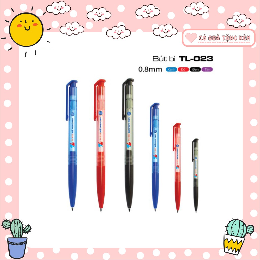 Hộp 20 chiếc Bút bi Thiên Long TL-023 chính hãng