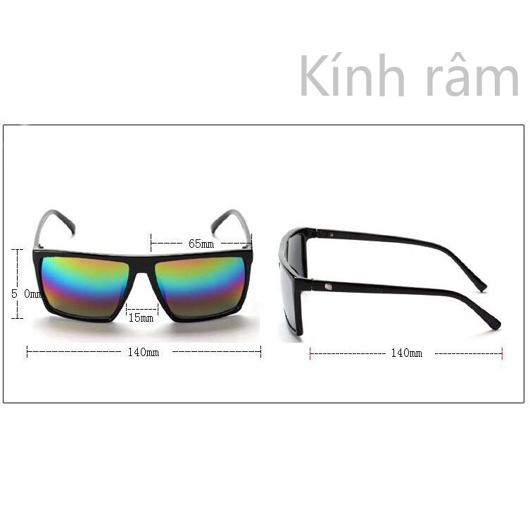 Kính mát họa tiết logo đầu lâu cá tính thời trang dành cho nam
