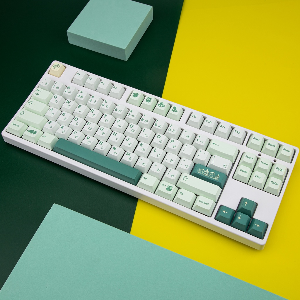 PBT Dye Thăng hoa keycaps Cherry Profile 137 Bố cục ANSI chính cho bàn phím cơ Công tắc Cherry MX