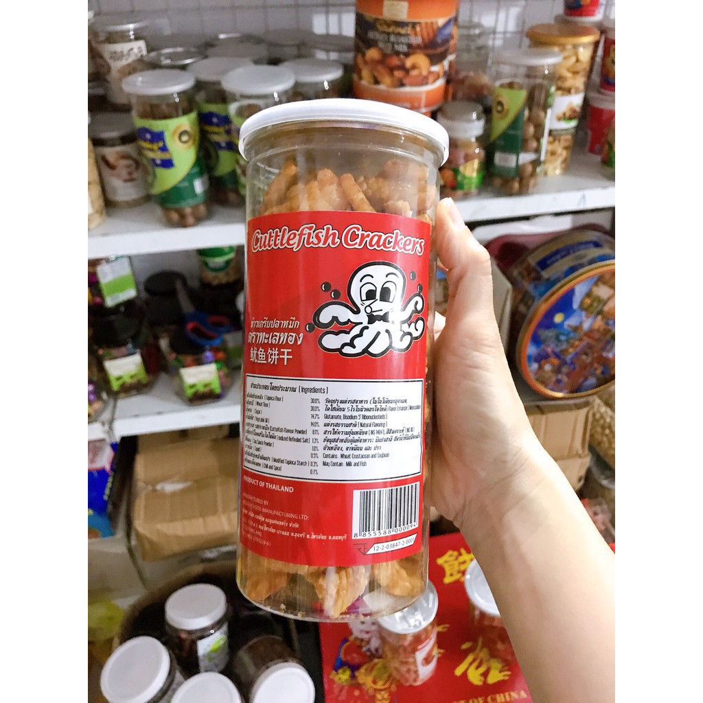 Snack Mực Thái Lan - Lon 150gr | BigBuy360 - bigbuy360.vn