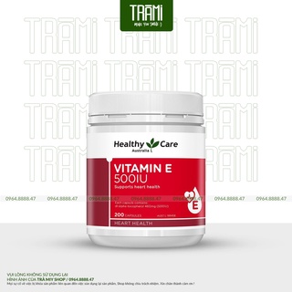 Viên uống bổ sung vitamin e healthy care vitamin e 500iu
