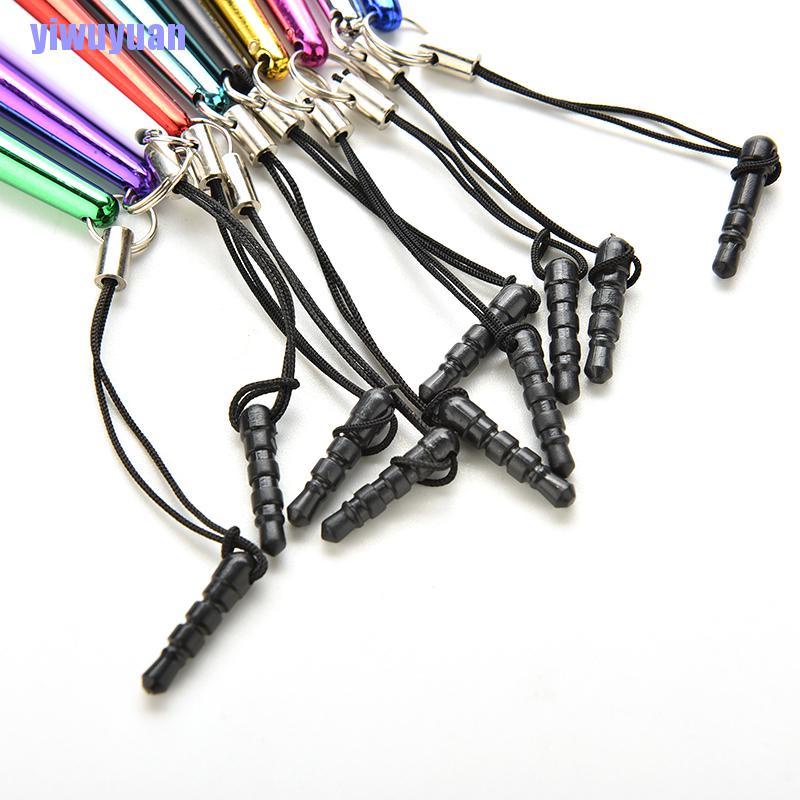 Set 10 Bút Cảm Ứng Màn Hình Bằng Kim Loại Cho Iphone Ipad Tablet Pc Samsung Htc