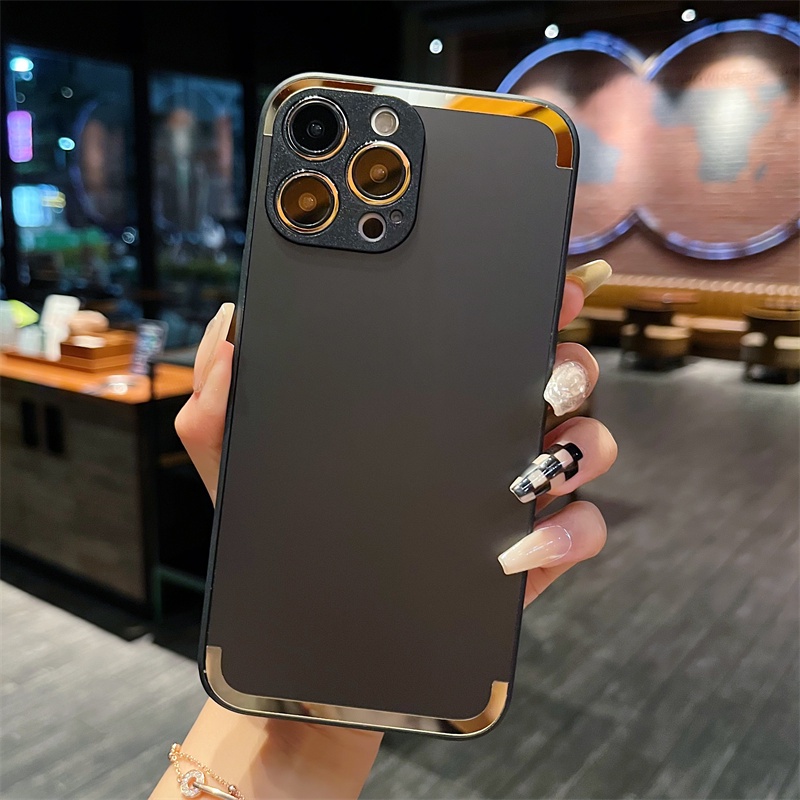 Ốp Điện Thoại TPU Mặt Nhám Màu Trơn Đa Dạng Mẫu Mã Cho iPhone 14 7 8 Plus 13 12 11 Pro X XR XS Max SE 2020