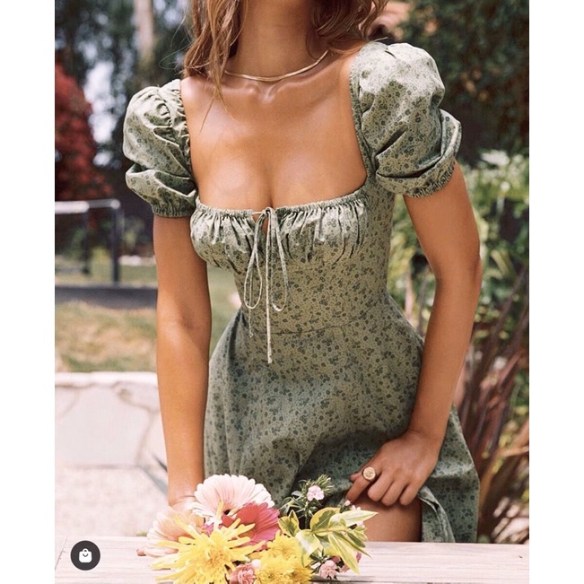 ⚡️BÁN SỈ⚡️Đầm hoa nhí xẻ tà chun ngực | BigBuy360 - bigbuy360.vn