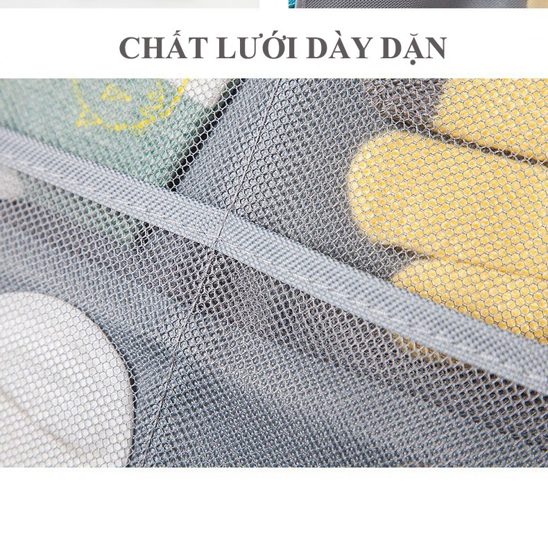 Túi Lưới Treo Đồ Lót Tất Vớ 2 Mặt Có Móc Treo Xoay 360 Độ Tiện Lợi 30 Ô Màu Ngẫu Nhiên