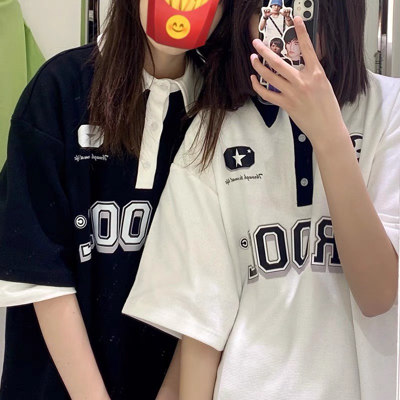 Áo polo crool KA chất bo cotton dầy, phối cổ trẻ trung năng động, hàng đẹp đứng from dáng