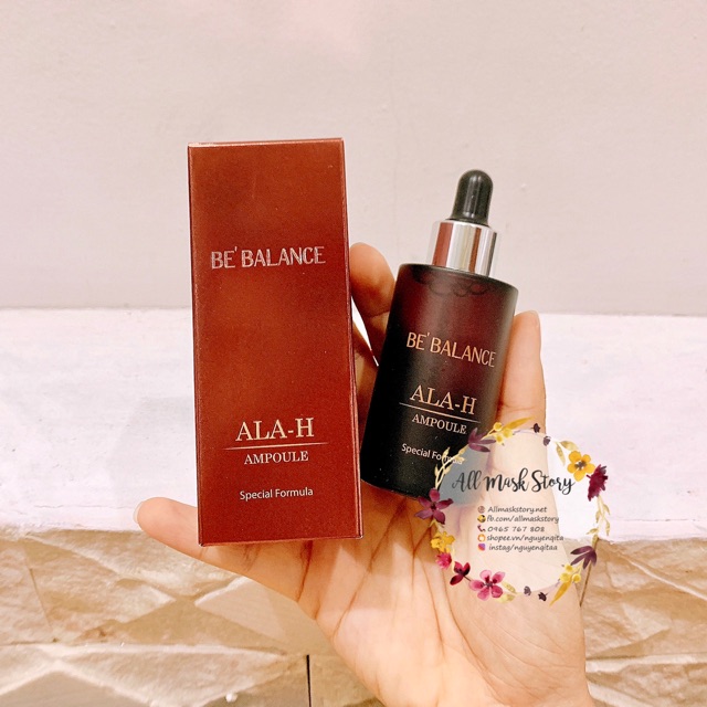 [DUTY FREE] HUYẾT THANH ALA BE'BALANCE AMPOULE -SERUM TÁI TẠO DA BEBALANCE