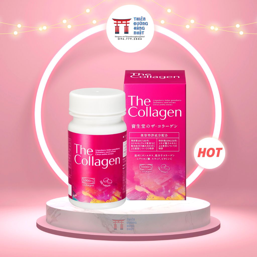 Viên uống Collagen, viên uống đẹp da Nhật Bản 126 viên