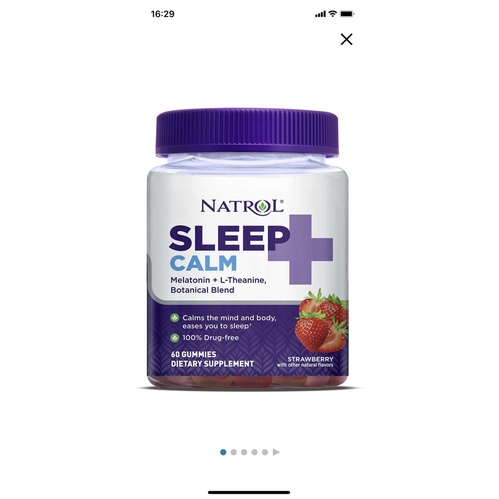 Kẹo dẻo ngủ ngon Natrol Melatonin gummies 90 viên 10 mg/180v 5mg/60v/