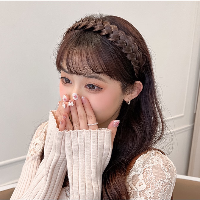 Băng Đô Bện Tóc Thời Trang Sành Điệu Cho Nữ