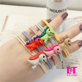 Set 3 dây thun cột tóc hình thú