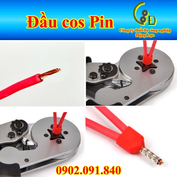 Đầu cos pin rỗng đôi TE4012 TE6014 TE10-14 bấm dây điện 10mm 6mm 4mm, cốt kim rỗng bằng đồng, cosse  nối a