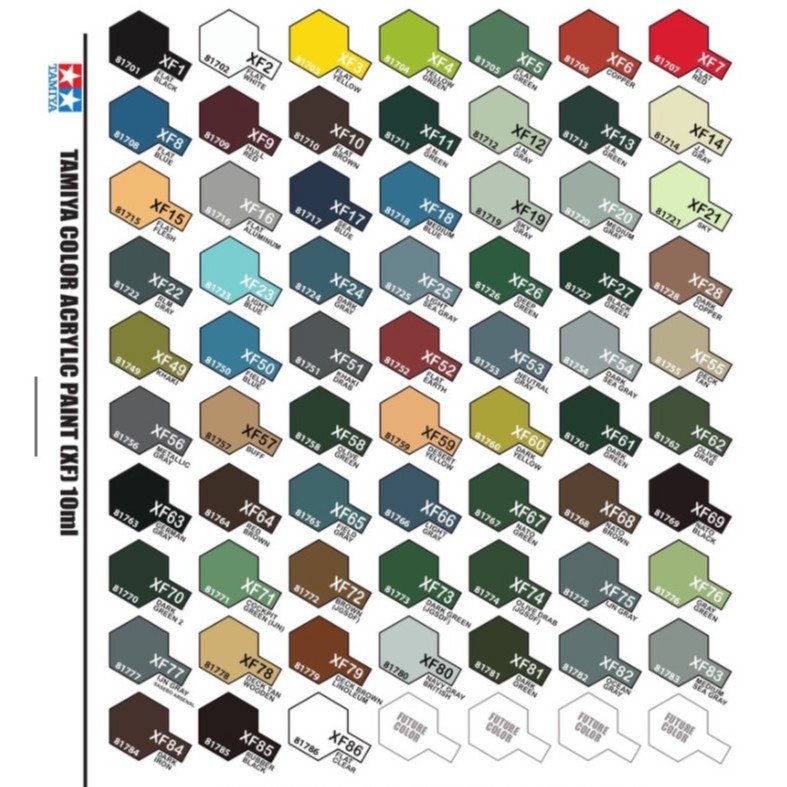 Sơn mô hình Tamiya Acrylic Paint Mờ/Flat X2-X63