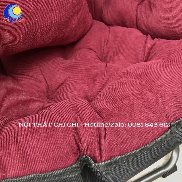 Ghế Tựa Lưng Thư Giãn Đọc Sách, Ghế Sofa Đơn Cho Bà Bầu Vỏ Tháo Ra Giặt Được Kèm Gối Và Ghế Gác Chân