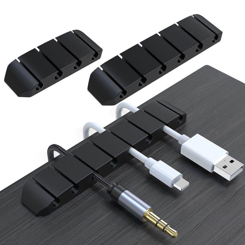 MYRONGOODS NEW USB Cable Winder Mouse Headphone Wire Desktop Tidy Organizer