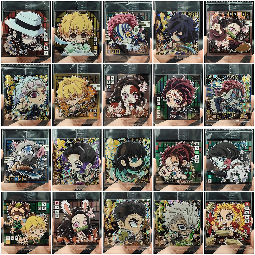 Thẻ nhân vật Sticker TCG Niformesion Demon Slayer Kimetsu no Yaiba Deformed Seal Wafer Vol.4 - Bandai