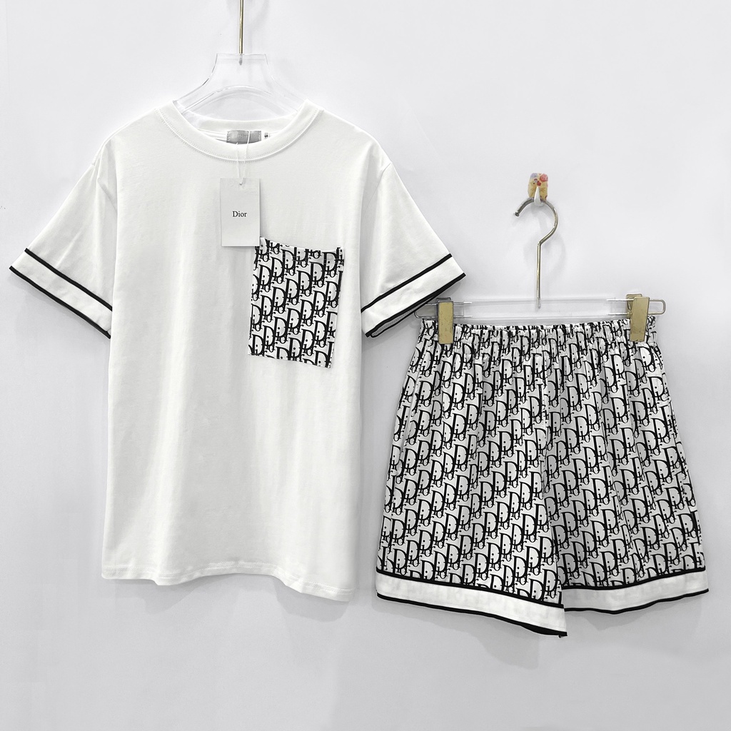 Set Quần Áo Di.or Hàng Xuất Xịn Chất thun Cotton 100%,Sang Xịn Mịn