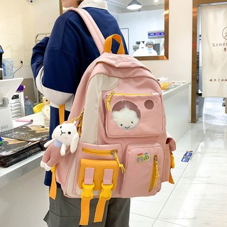 Balo ULZZANG Nữ Du Lịch Thời Trang Chống Nước Mẫu Mới Nhiều Ngăn