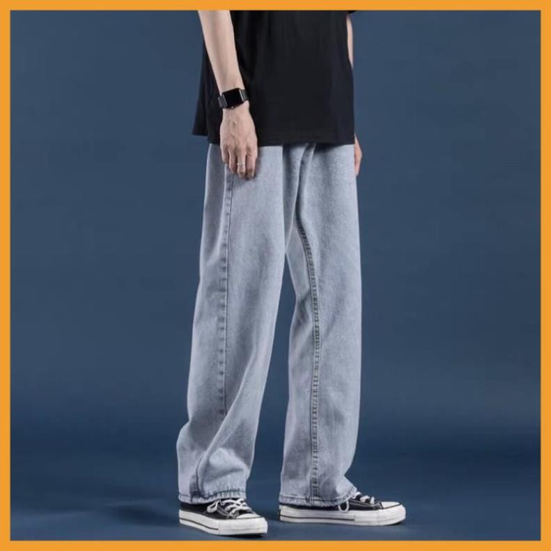 Quần Jean Nam, Quần Baggy Nam Trơn TR03 Dáng Suông,Rộng style hàn quốc 2021