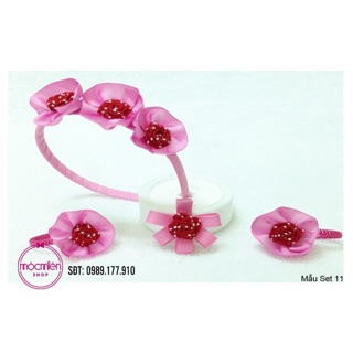 Băng đô, cột, kẹp tóc handmade cho bé