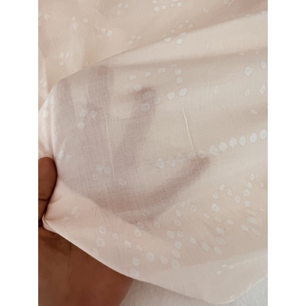 Vải lanh boi màu hồng cam