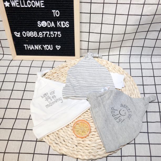 XẢ KHO SET 3 MŨ MOMCARE THẮT NÚT