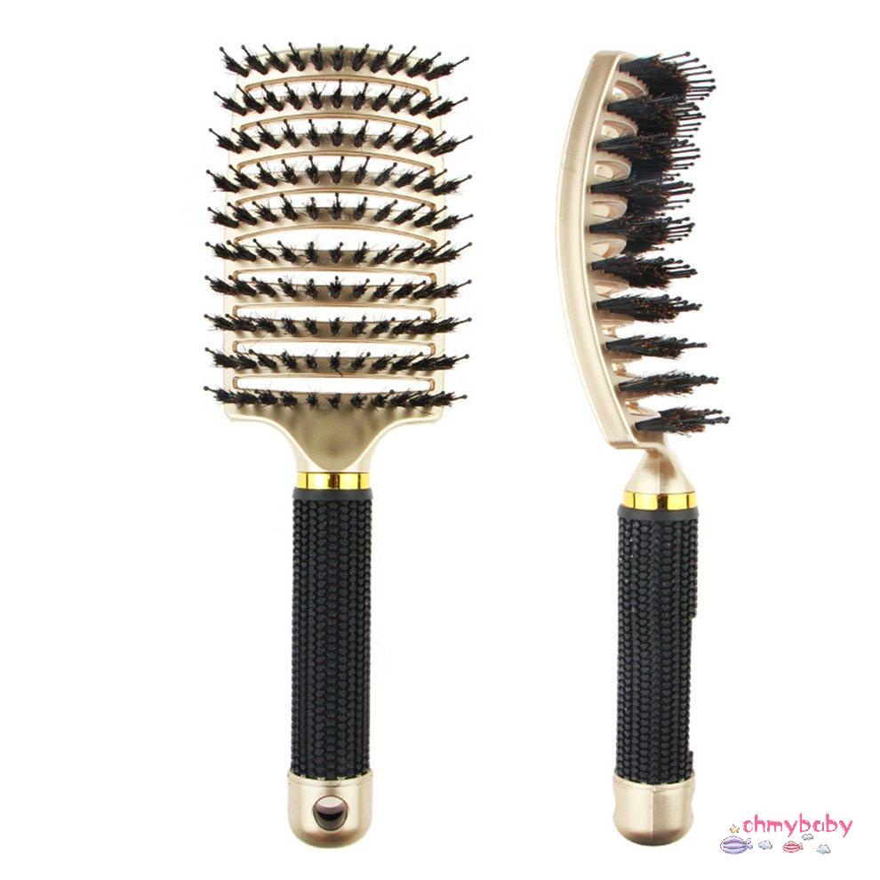 Lược uốn cong lớn Lược massage da đầu dành cho nữ Tóc xoăn rối [8/16]