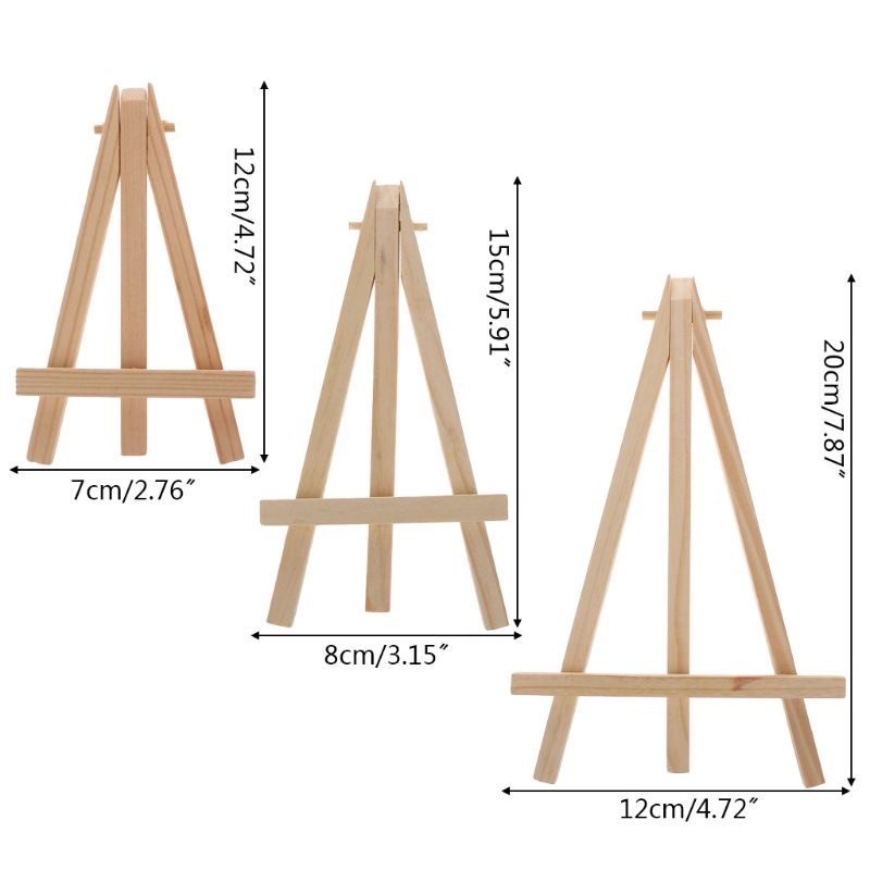 Giá đỡ tranh bằng gỗ - Giá đỡ tranh mini - Kệ trưng bày tranh