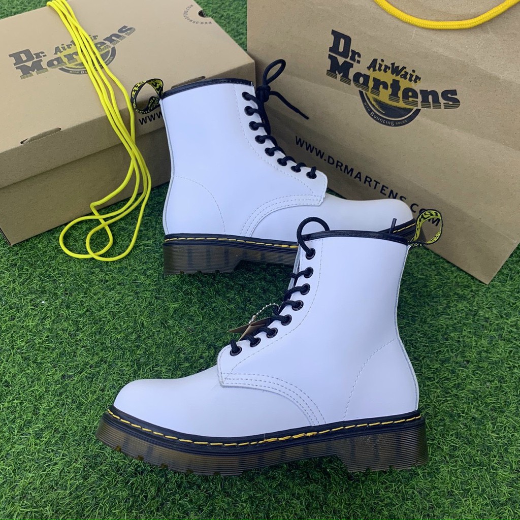 [ẢNH THẬT] Bốt cổ cao dr martens MÀU TRẮNG phiên bản 2020 bản xịn