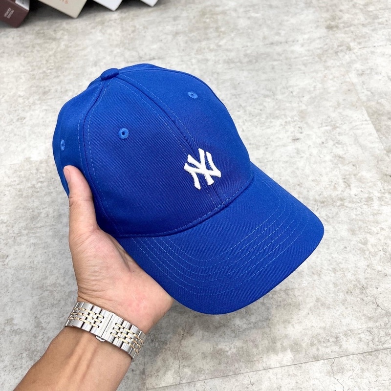 Mũ lưỡi trai MLB basic xanh coban thời trang