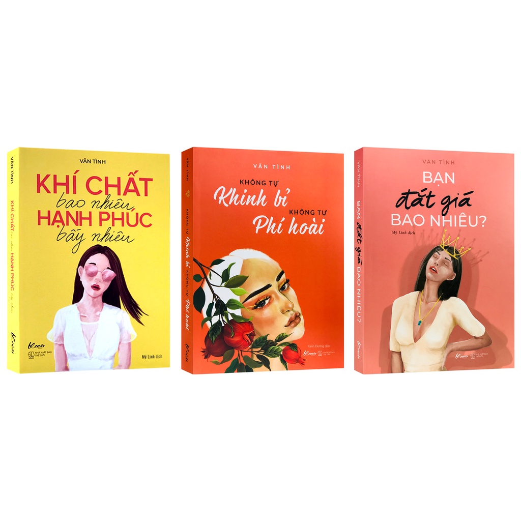 Sách - Bạn Đắt Giá Bao Nhiêu + Khí Chất Bao Nhiêu + Không Tự Khinh Bỉ (combo 3 quyển tái bản 2021, lẻ tùy chọn)
