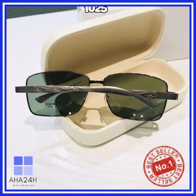 Kính Mát Nam Form Vuông Tròng Polarized Cao cấp (tặng hộp nhựa)